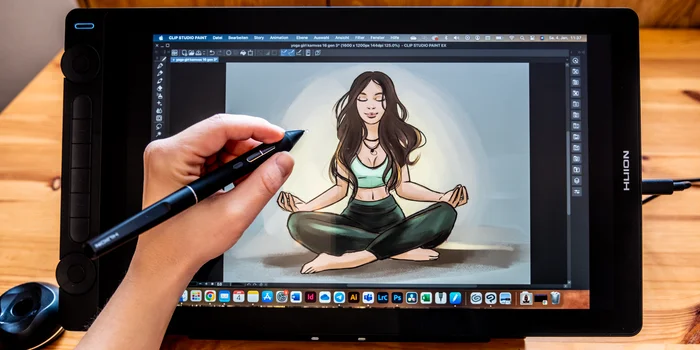 HUION Kamvas 16（gen3） Huion Kamvas 16 Gen 3 Pen Display (Black) GS1563 B&H Photo Video